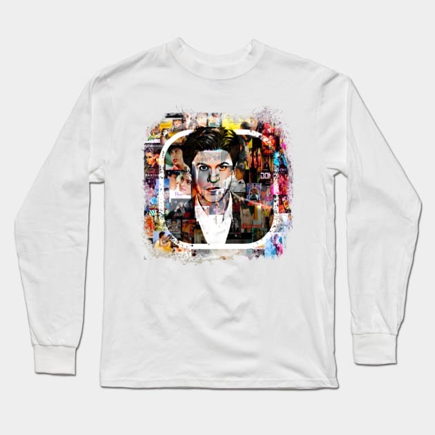 Shahrukh Khan Long Sleeve T-Shirt by SAN ART STUDIO 